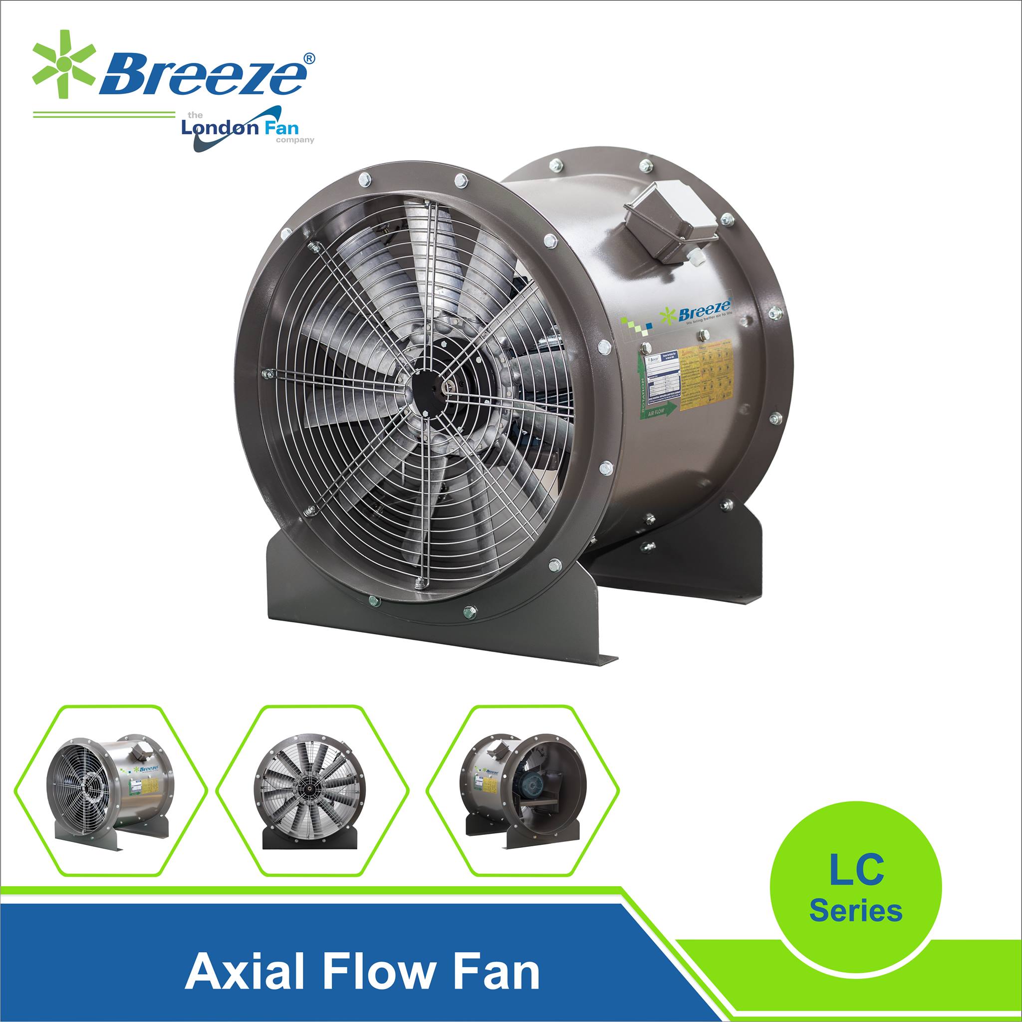 Long Case Axial Flow Fan